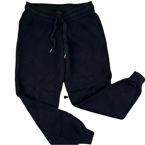 360 Cashmere Black Joggers (Very Small!!) - Picture 1 of 6